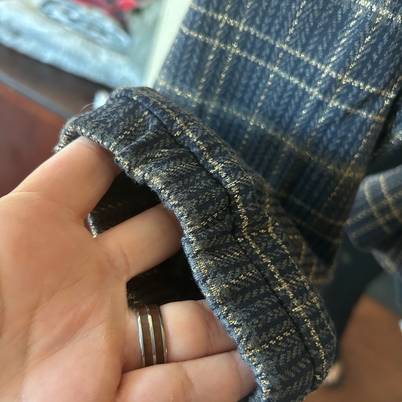 ModCloth Navy Checkered Blazer - Picture 6 of 6